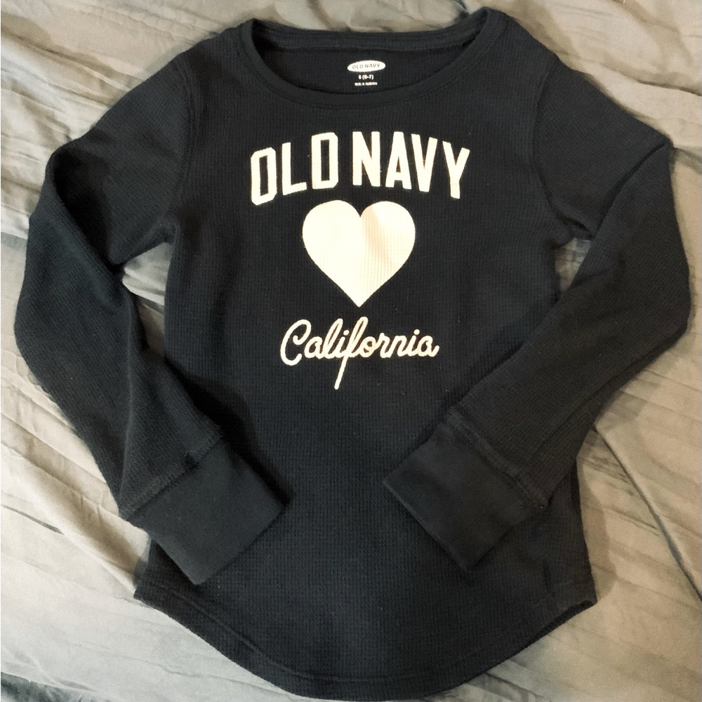 Girls Old Navy Thermal Shirt